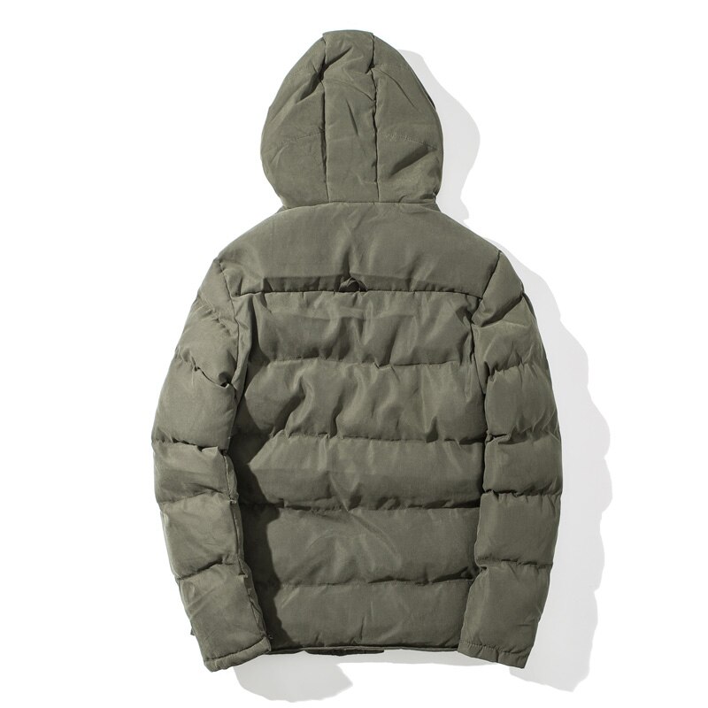 Mode Jasje Man Stijl Casual Jas Dikke Warme Winter Uitloper Jas Mannelijke Slanke Katoenen Jas Heren Parka Heren capuchon