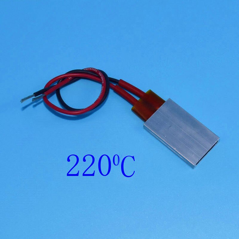 Calentadores Ptc de 12V, accesorios para secador de pelo, calentador de aire de 80/120/220 grados Celsius, 2 uds.