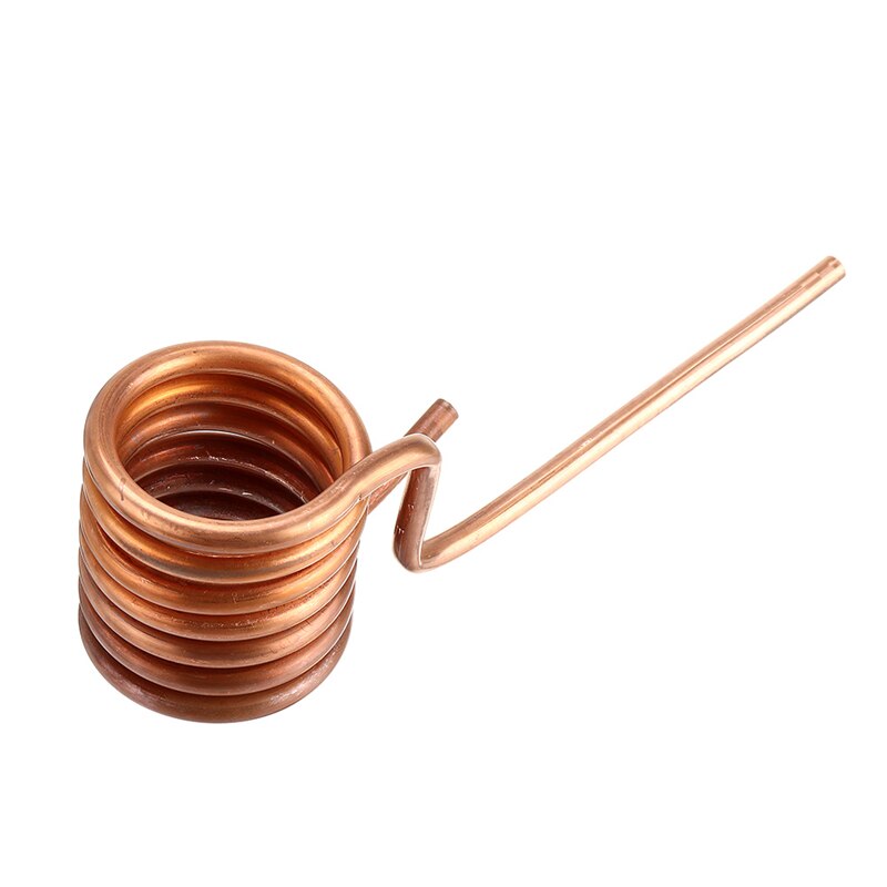 Induction Heating Coil Induction Heating Copper Tube 6mm Quenched Tapless Heating Head DIY ZVS Coil