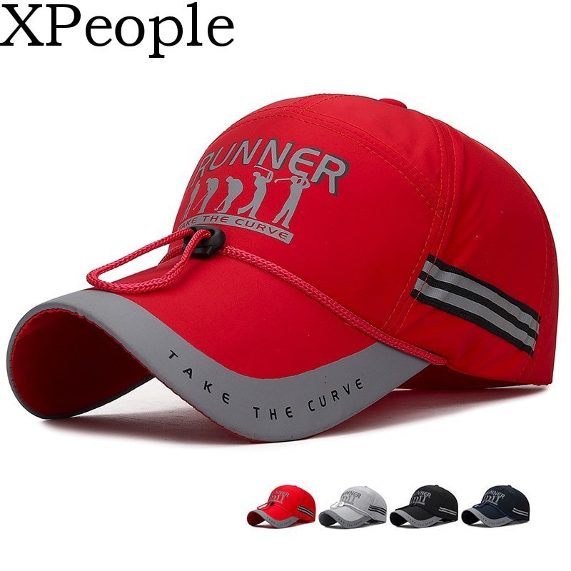 Baseball Cap Männer Frauen 100% Baumwolle Dicker Material Krempe Länger Keine reizung der Haut Plain Schwarz Sport Cool Einstellbar