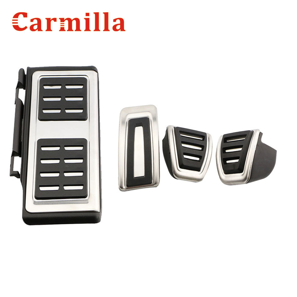 Carmilla – pédales de voiture en acier inoxydable, pour Skoda Octavia 5E A7 - 2022 Rapid - 2022: MT With Rest