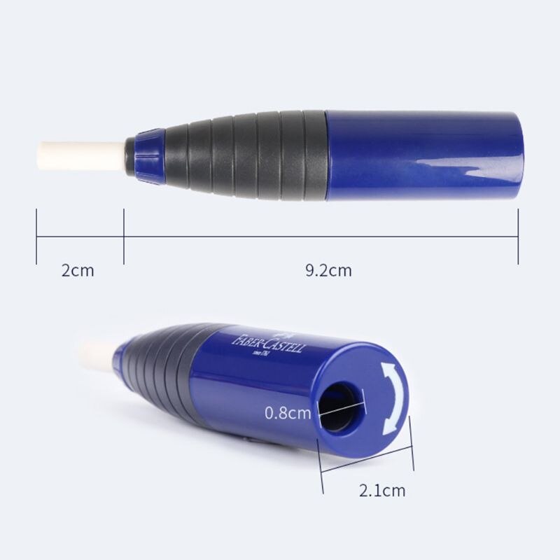 Gomme rotative à trou unique, taille-crayon en caoutchouc, papeterie scolaire pour étudiants, fournitures d&#39;art