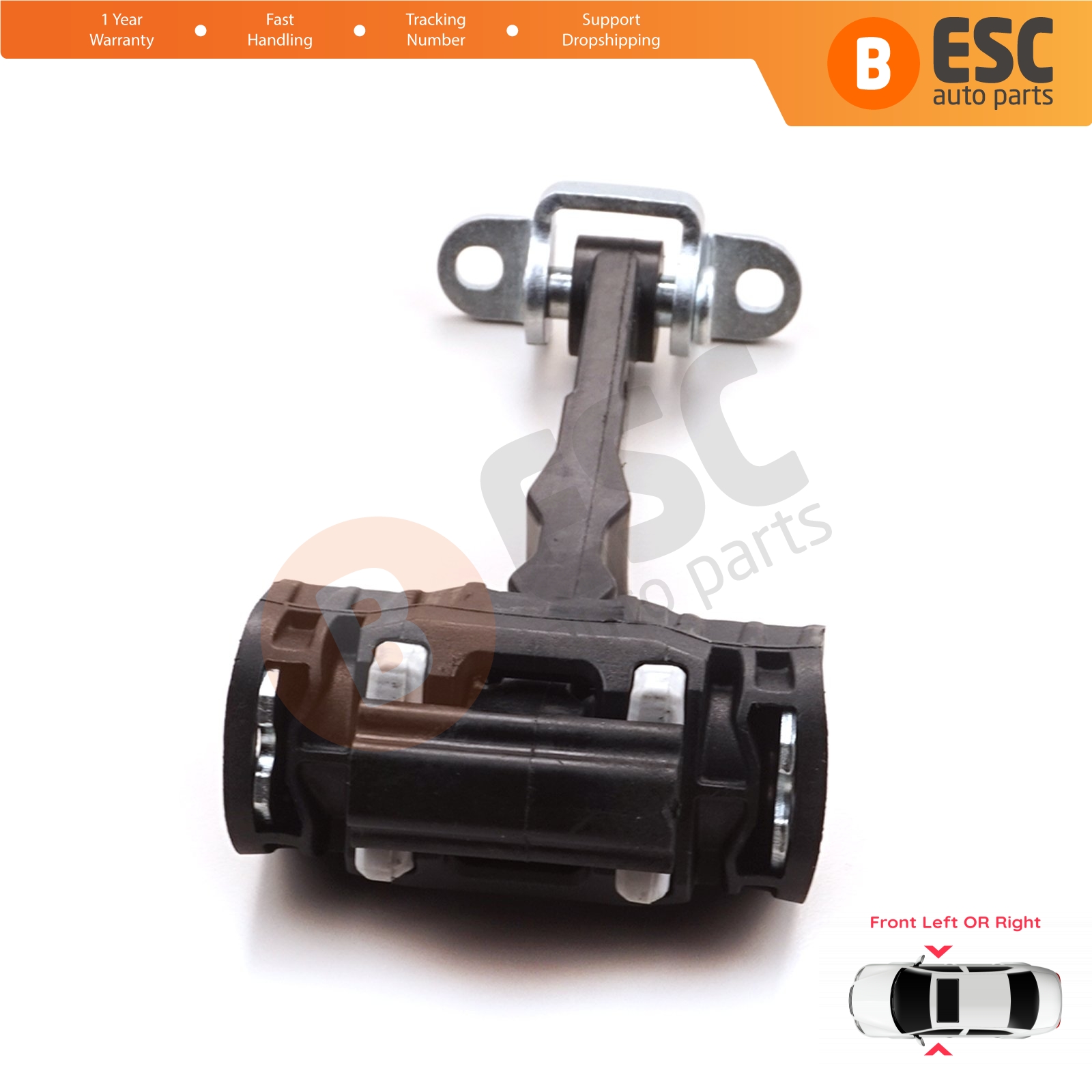 EDP1170 Front Left or Right Door Catch Hinge Brake Stop Check Strap Limiter Lever Arm 60690659 for Alfa Romeo 159 2004