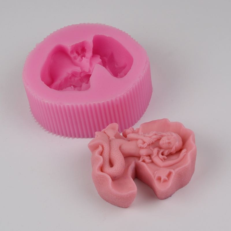 BH004 Mermaid Silicone Molds Soap mould Craft Art Mold cake