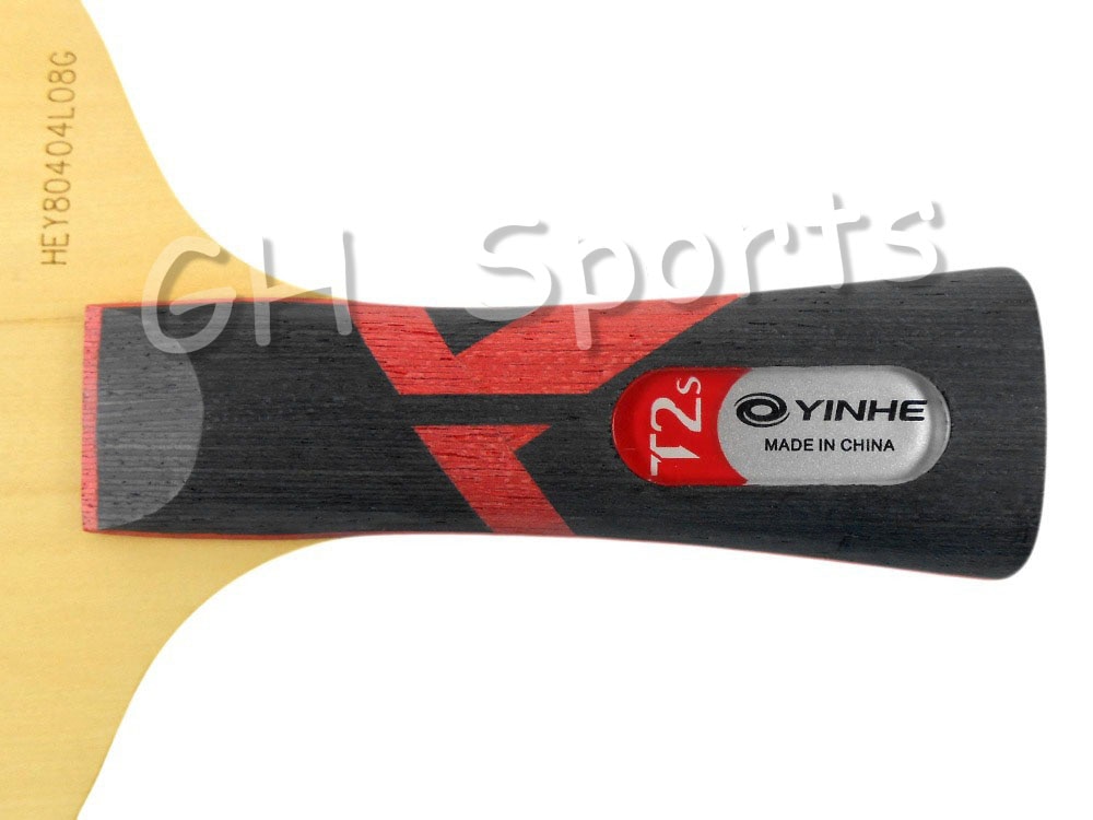 YINHE T2S Tafeltennis Blade (T-2S, 3 + 2 Hinoki Carbon, PRIMORAC CARBON Structuur) t2 Racket Ping Pong Bat Peddel Peddel