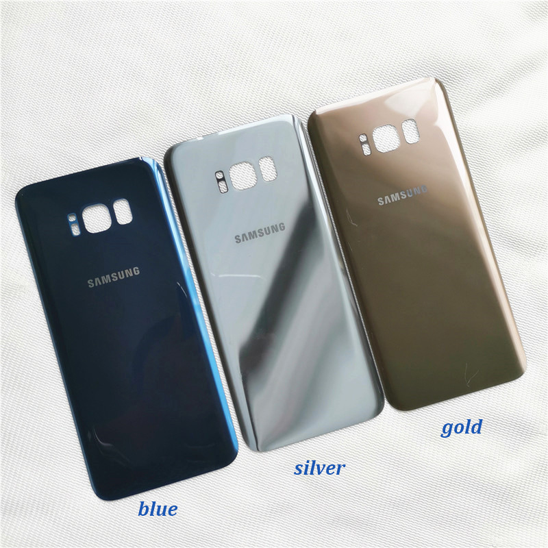 Samsung Galaxy S8 plus case Original 3D Glass Back Cover Battery Case Samsung S8 Housing Cover Replacement + Adhesive Sticker