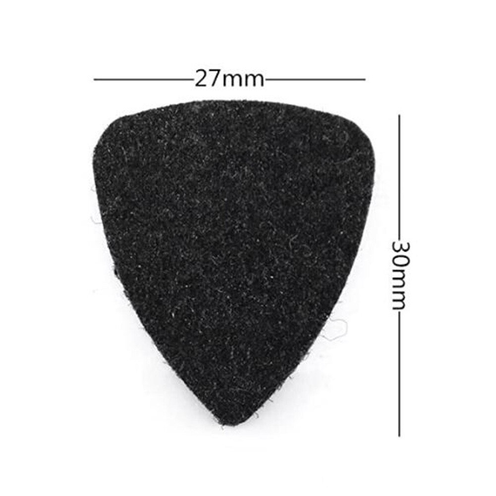 5 Pcs Professionele Vilt Ukulele Picks Zwart/Grijs/Wit Ukeleles Plectrum 3Mm Zachte Vilten Pick gitaar Deel Accessoires