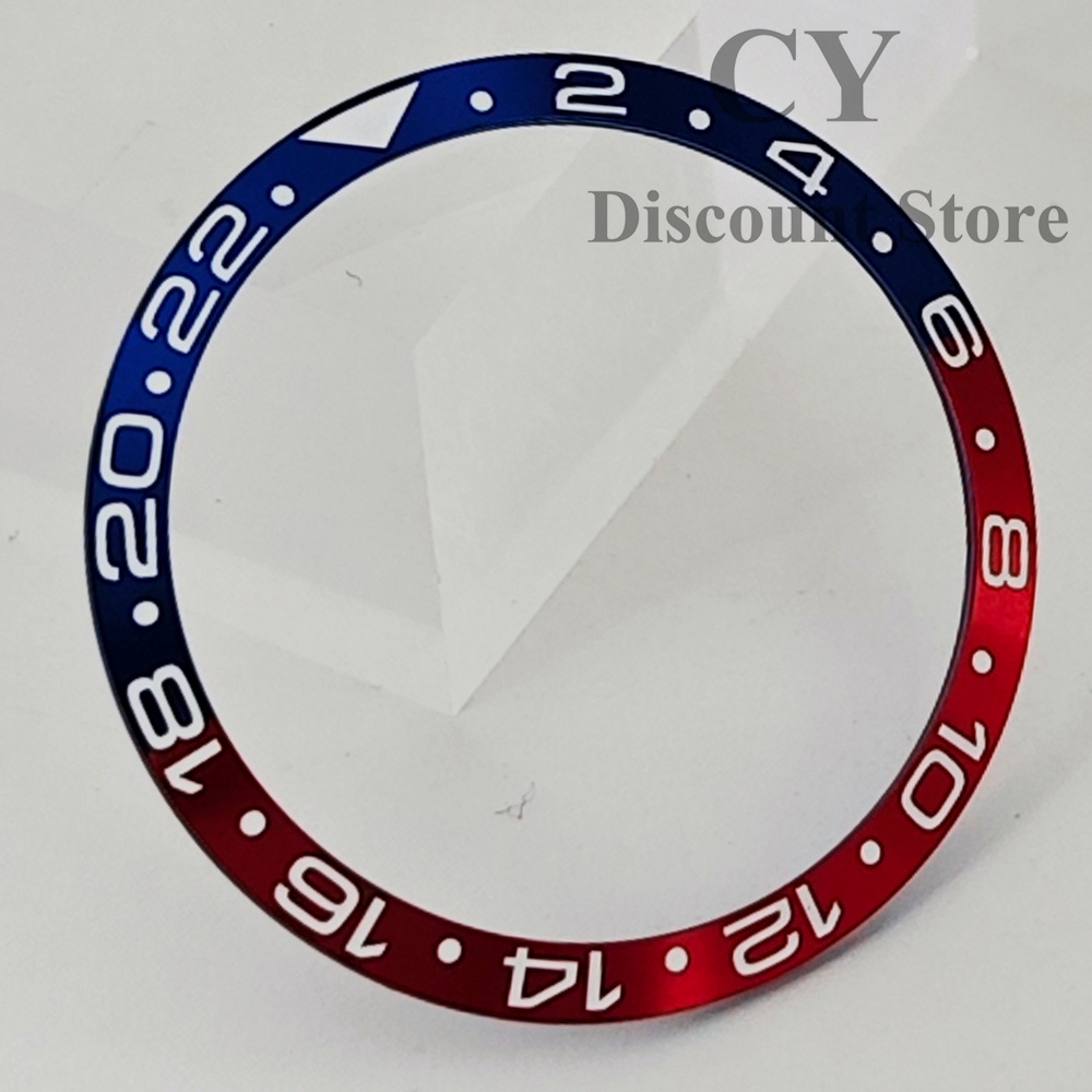 34mm Watch Bezel Insert Bezel Fit Automatic Watch Case For Ring Parts Automatic Watch Replacement: PURPLE