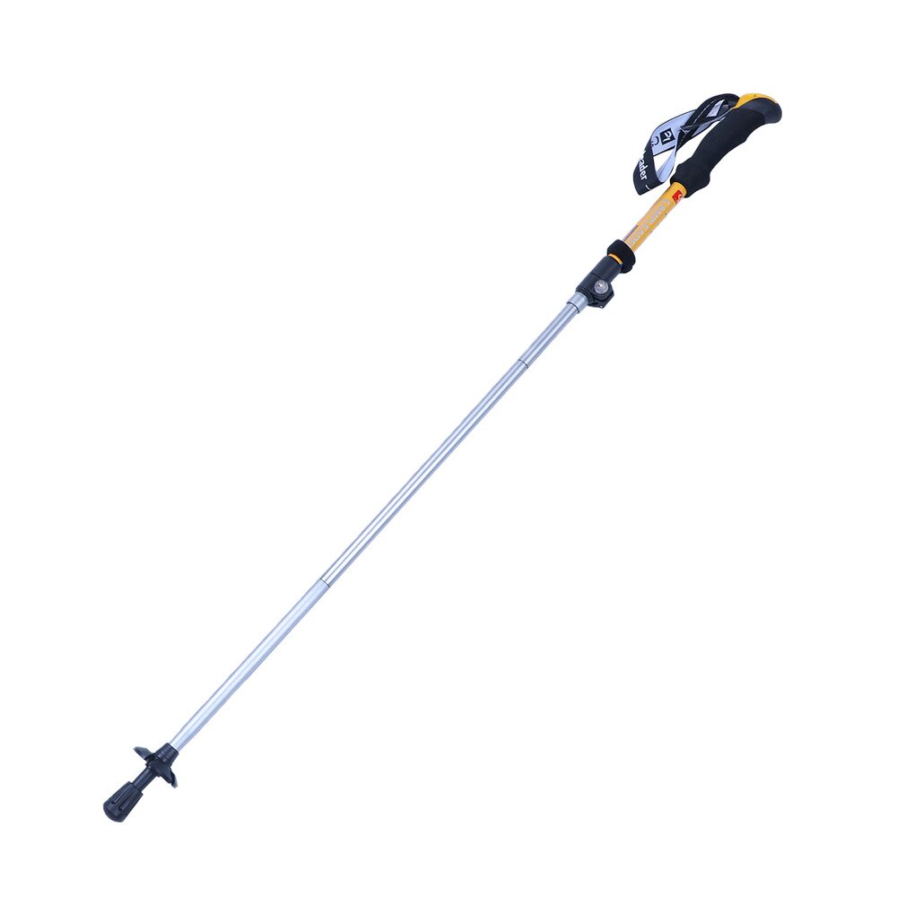 Foldable Telescopic Aluminum Alloy Hiking Walking Stick Trekking Pole 5 Section Lightweight Stick for Outdoor Hiking Climbing (