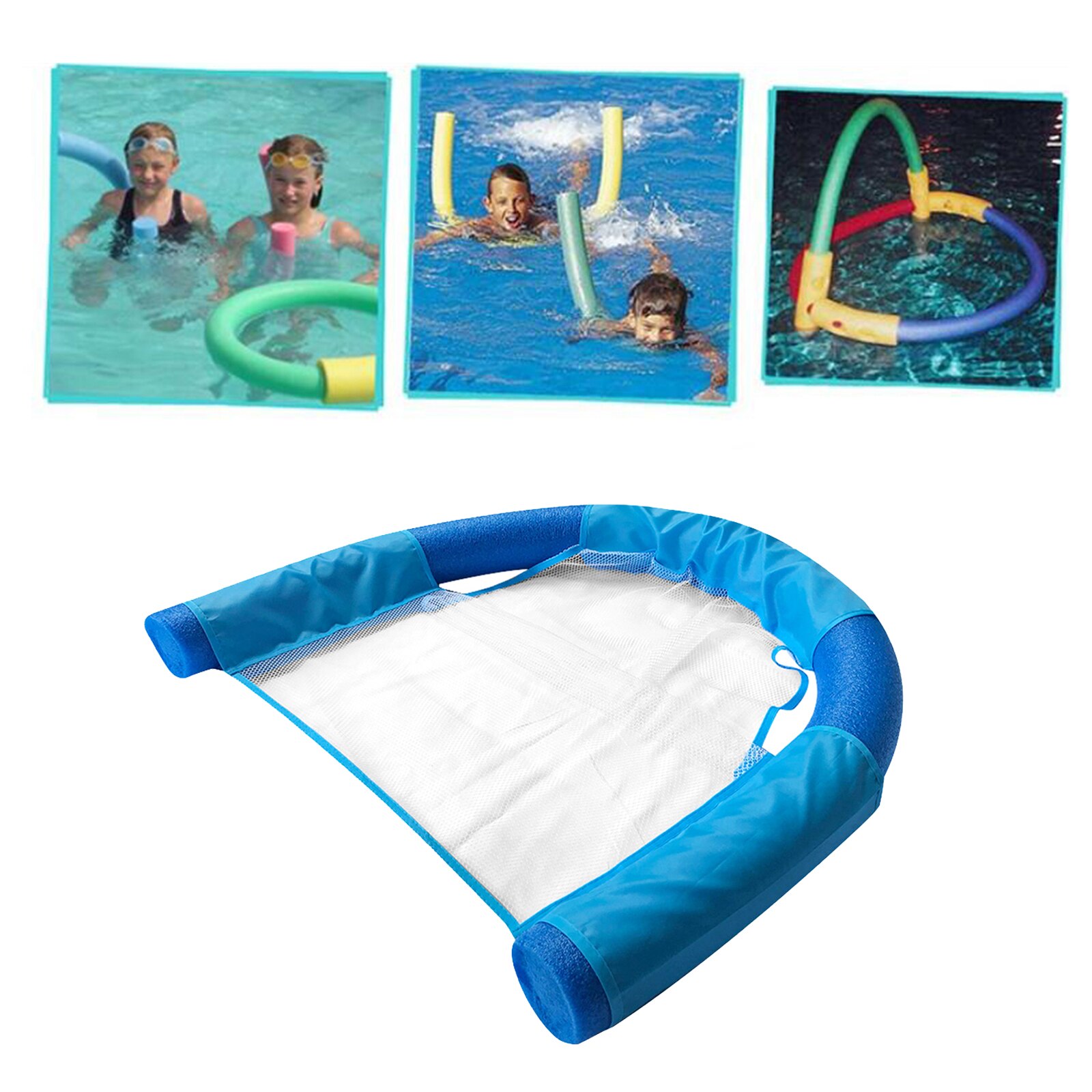 Summer Floating Chair Sling Float Mesh Seat Relaxing Pool Seats Bed Fun Toy