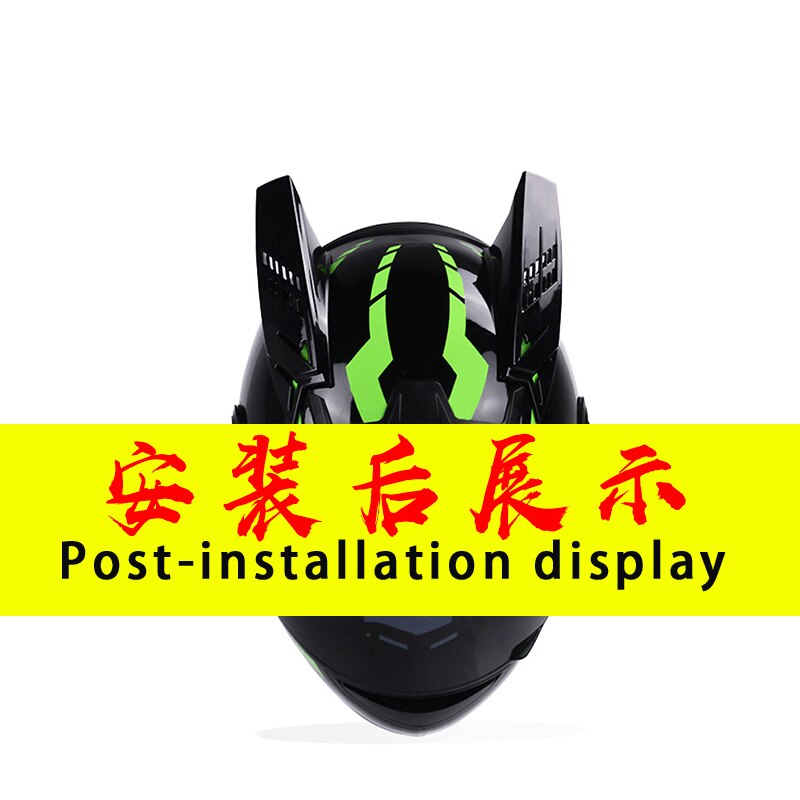 Motorrad Helm spezielle Horn Horn motorrad persönlichkeit cool ist geeignet für sterben meisten helme
