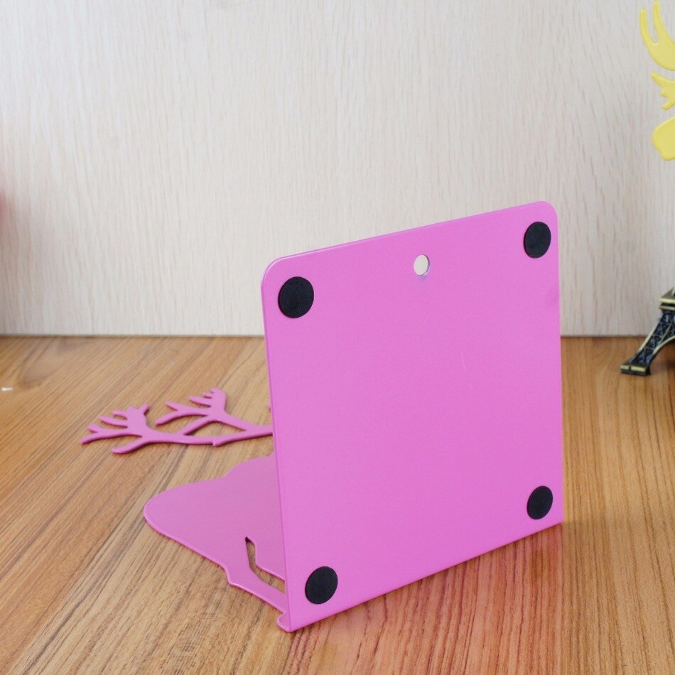 Creativo alce renna modellazione metallo reggilibri che ristabilisce i sensi antichi desktop di ricevere organizzare reggilibri volto da un paio di prezzo