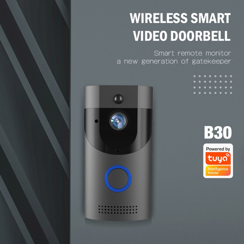 Tuya Smart Wifi Video Deurbel Camera Visuele Intercom Met Chime Nachtzicht Ip Deurbel Draadloze Home Security Camera