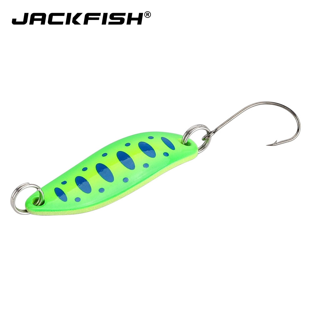 JACKFISH-SEÑUELOS giratorios para Pesca, cebos duros de Pesca con lentejuelas para equipo de Pesca de carpa Isca