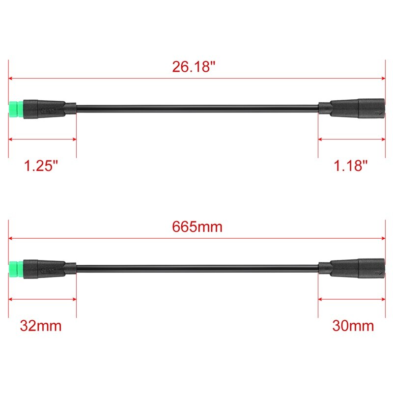 5 Pin Extension Cable 509 FG/FM for Bafang BBS mid Motor/Hub Motor Display UART/CAN DP C260.CAN DP C18.CAN DP C240.CAN