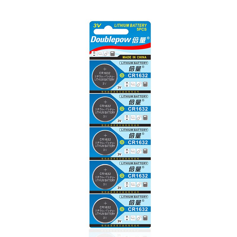 5 Pz/lotto CR1632 Batteria Delle Cellule Del Tasto per La Vigilanza Auto Chiave a Distanza di 3V Batteria Al Litio CR1632 ECR1632 DL1632 KCR1632 LM1632 GPCR1632