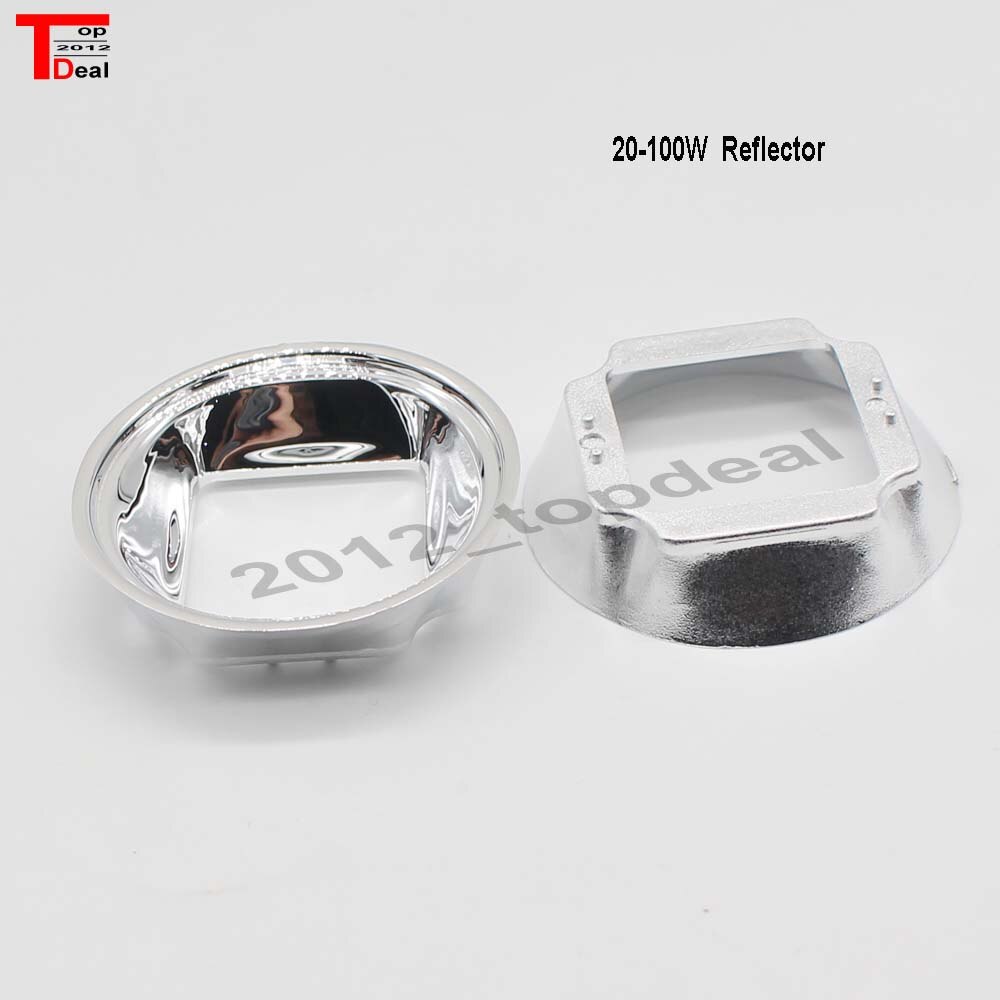 10 stks/partij len Reflector Collimator Voor 44mm Glas lens van 10 W 20 W 30 W 50 W 100 W LED chip len