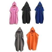 Serviette de bain à capuche pour adulte, serviette de plage, Poncho, grande taille, couleur bonbon, pour femmes et hommes