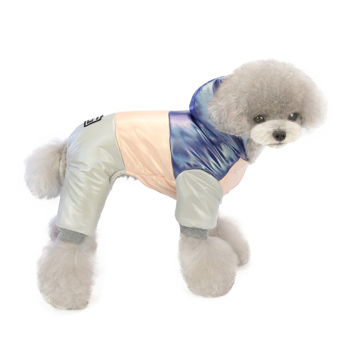 Zunea Winter Pyjama Voor Kleine Honden – Zachte Fleece Onesie – Met D-ring Voor Riem – Roze, Maat S – Voor Chihuahua, Yorkie, Poedel