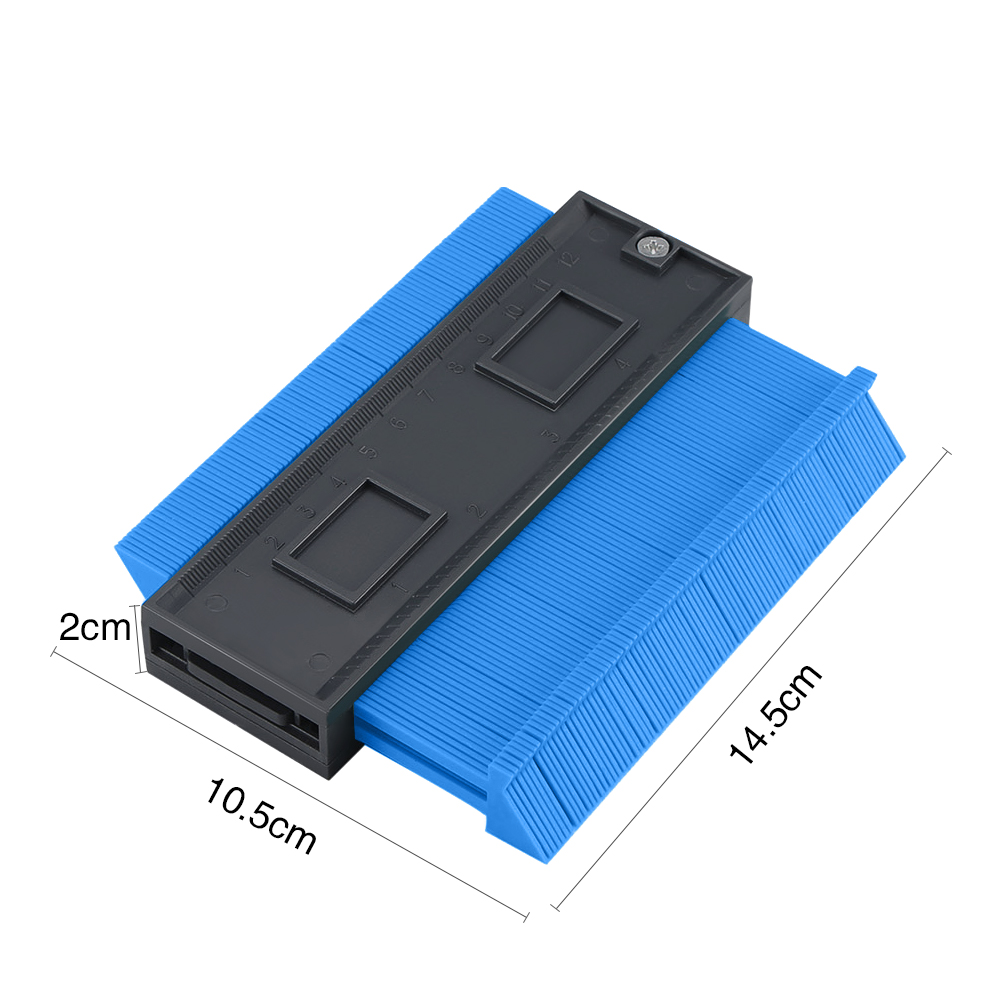 Contour Gauge 5 inch Profile Copy Gauge Contour Gauge Duplicator Standard Wood Marking Tools Tiling Laminate Tiles General Tools
