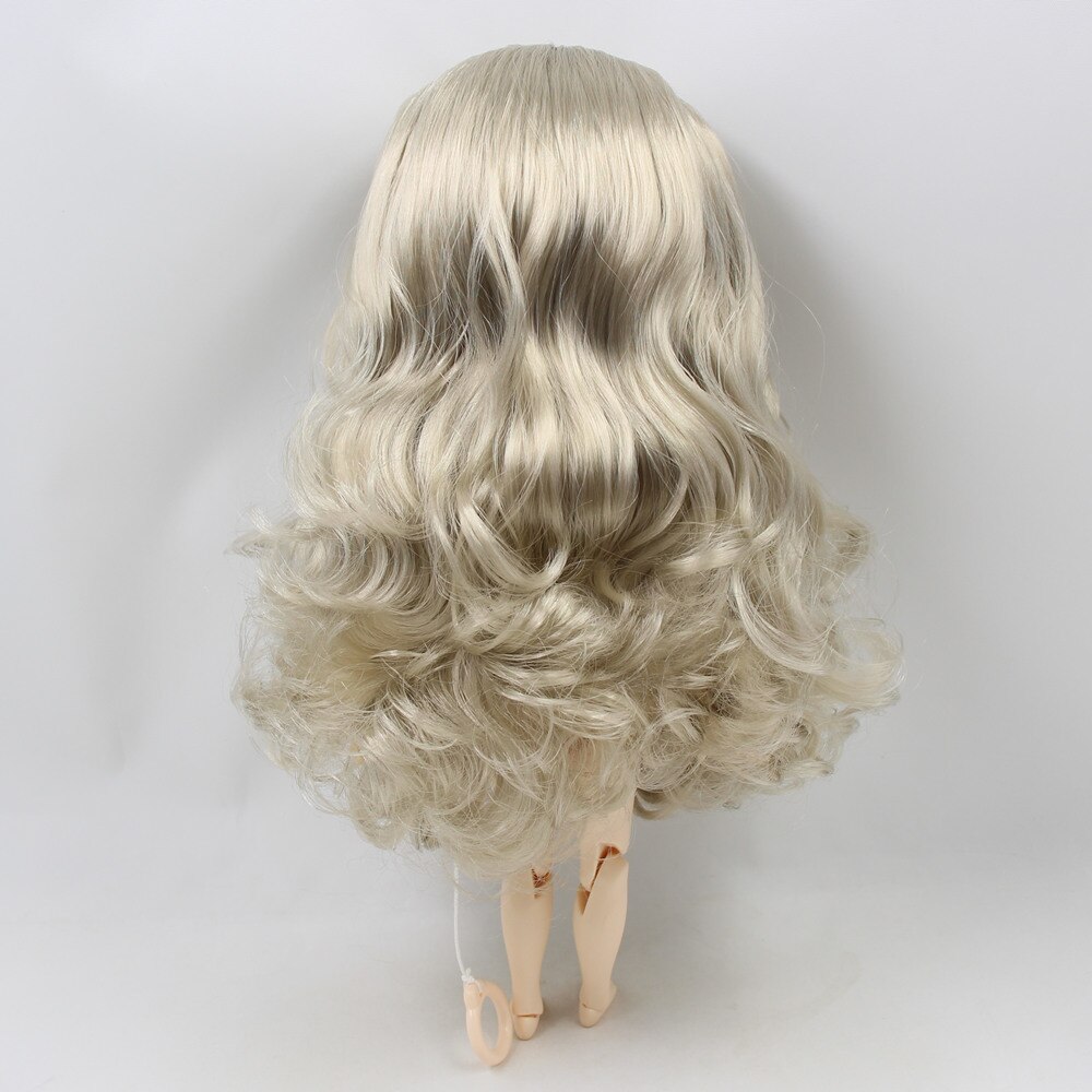 Blyth 1/6 Doll Wigs RBL Scalp including the hard endoconch dome with bang/no bangs fringe soft curly hair Series A: BL3167 / with bangs