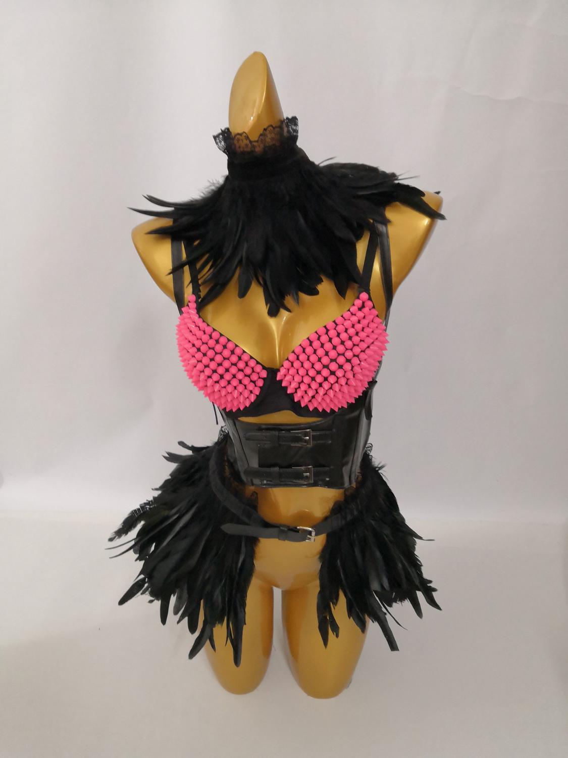 Carnival Showgirl Outfit Showgirl Costume Festival Clothing Rave Outfit #CO2020001