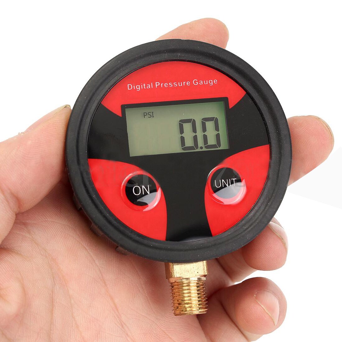 Digital Display Pressure Gauge LCD Tire Tire Pressure Gauge Motorcycle Cycle Car Truck Instrument 360 Rotating Head