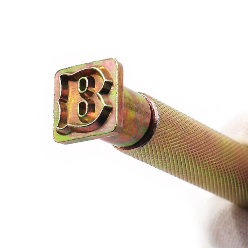 Alphabet Digitale Leder Stanzen Carving Messer Druck schlagen Werkzeuge Englisch Buchstaben Metall Leder Stempel einstellen Leder Werkzeuge