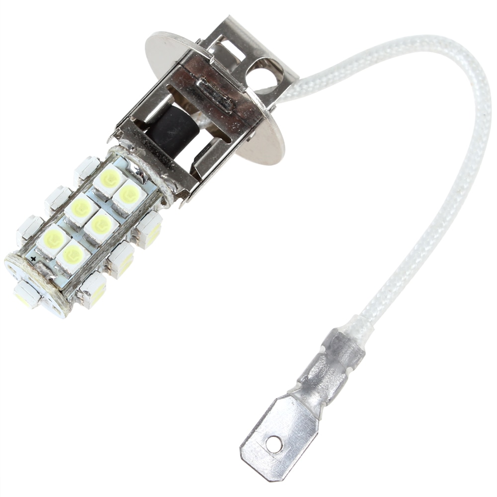 1 Pc Universele H3 Dc 12V 2W 25 X Smd Led Light Super Bright White Light Car Fog lamp Led Signaal Lamp Fit Voor Alle Auto 'S