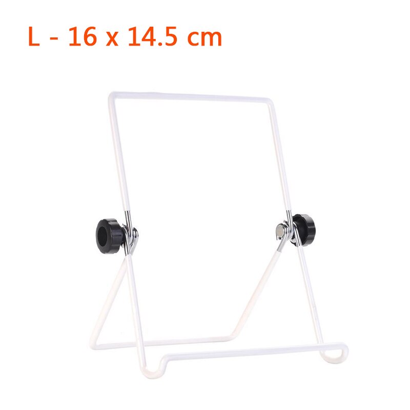 Universal Metal Tablet Holder For Samsung IPad Holder Tablet Stand Mount Foldable Desk Flexible Phone Stand For Xiaomi IPhone: White L