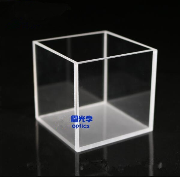 Cubic glass cuvette cell 42.5*45*45mm