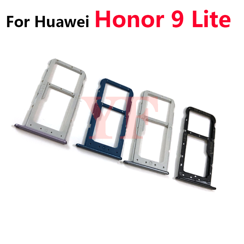 Suporte da bandeja do cartão SIM para huawei honor 9i 9 9x lite y8s y9 2019, peças de reparo