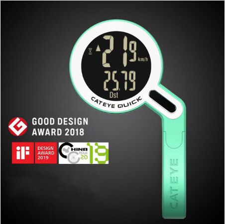 CATEYE Fahrrad Computer CC-RS100W Bike Analog Drahtlose Tacho Radfahren Wasserdichte Stoppuhr Integrierte Out Front Halter