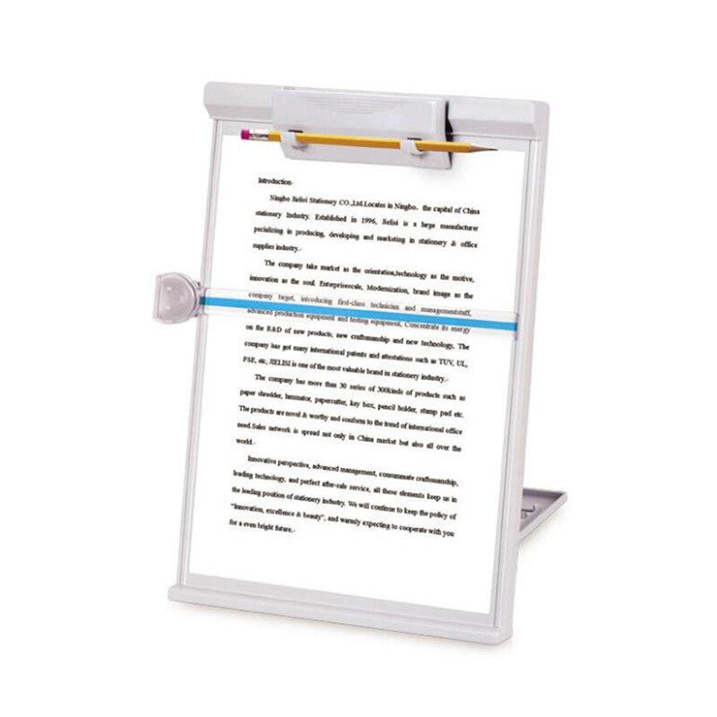 Monitor Mount Gray, Adjustable Document Holder &amp; Sticky Notes Organizer - Holds Copy Paper, Photos, Notes &amp; Business Cards