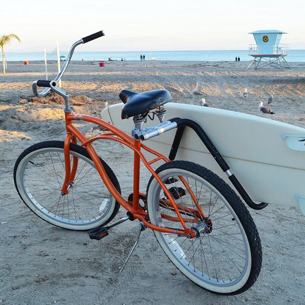 Bike Surf Rack Surfplank Fiets Mount Houder-Verstelbare Fiets Surfboard Carrier Rack Voor Shortboard Wakeboard Board