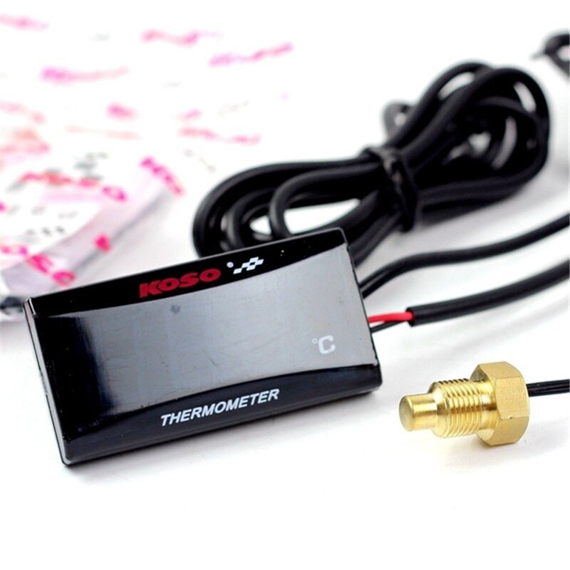Meter Motorcycle Water Temperature Digital Hygrometer Thermometer Sensor