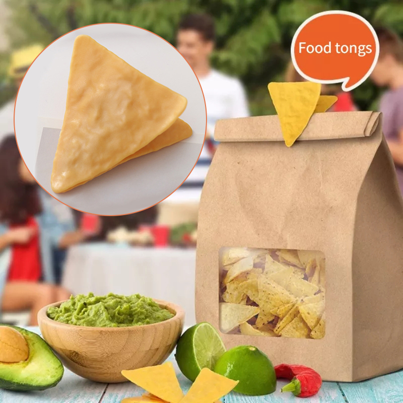 Food Sealing Clips Storage Potato Chips Clamps Snacks Gadgets Kitchen Cooked Food Preserving Clips Invoice Organizer