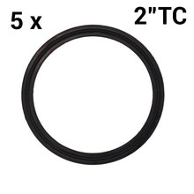 2 " kolmipuristin musta epdm tiiviste 5 kpl/erä elintarvikelaatuinen korkean lämpötilan panimolaitteisto