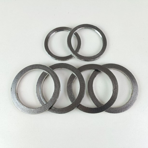 Car Engine Exhaust Gasket Thickness 5mm Exhaust pipe metal gasket V type W type O type flange seal gasket