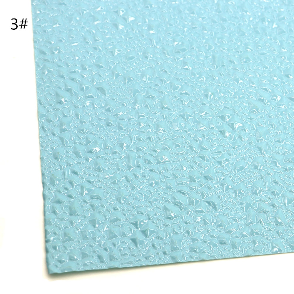 Terranscapes flodafsnit vandeffekter blomstrende mønster miniature bøjeligt dekoreret pvc søer scene modelfremstilling: Blå store punkt