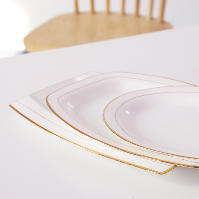 Vis Gevulde Vis Plaat, Huishouden Bone China Europese Stijl Keramische Vis Schotel, grote Rechthoekige Japanse Schotel
