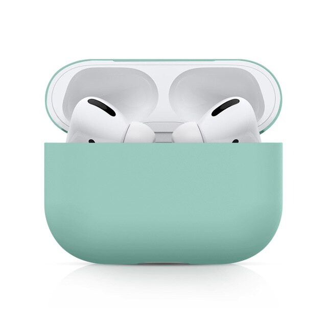 Doces casos de silicone para airpods pro caso sem fio bluetooth para apple airpods 3 capa caso do fone ouvido para vagens ar pro fundas: green