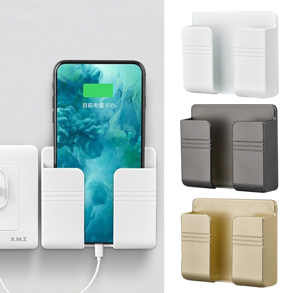 Wall Charger Hook Mobile Phone Holder for Iphone Xiaomi IOS Universal Cellphone Hanging Stand Bracket Hooks Charging Dock