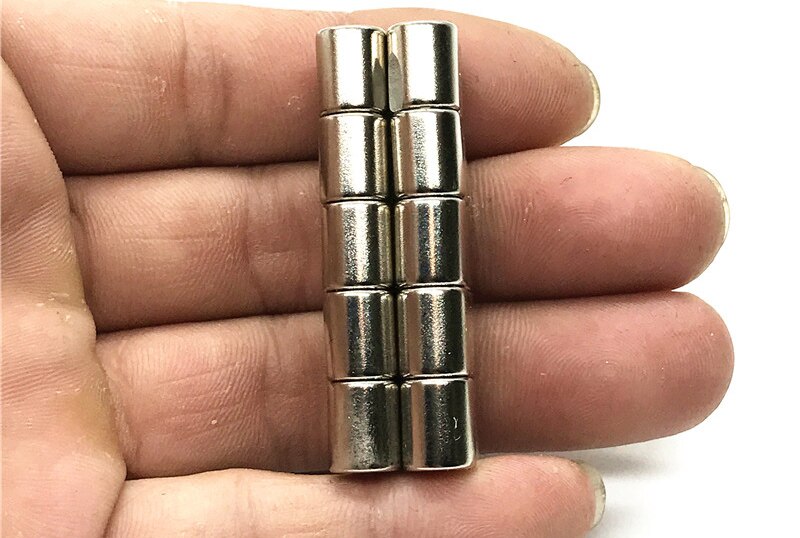 2 STKS D8 * 10mm ronde N52 Sterke magnetische kracht zeldzame aarde Neodymium magneet N52 diameter 8X10 MM