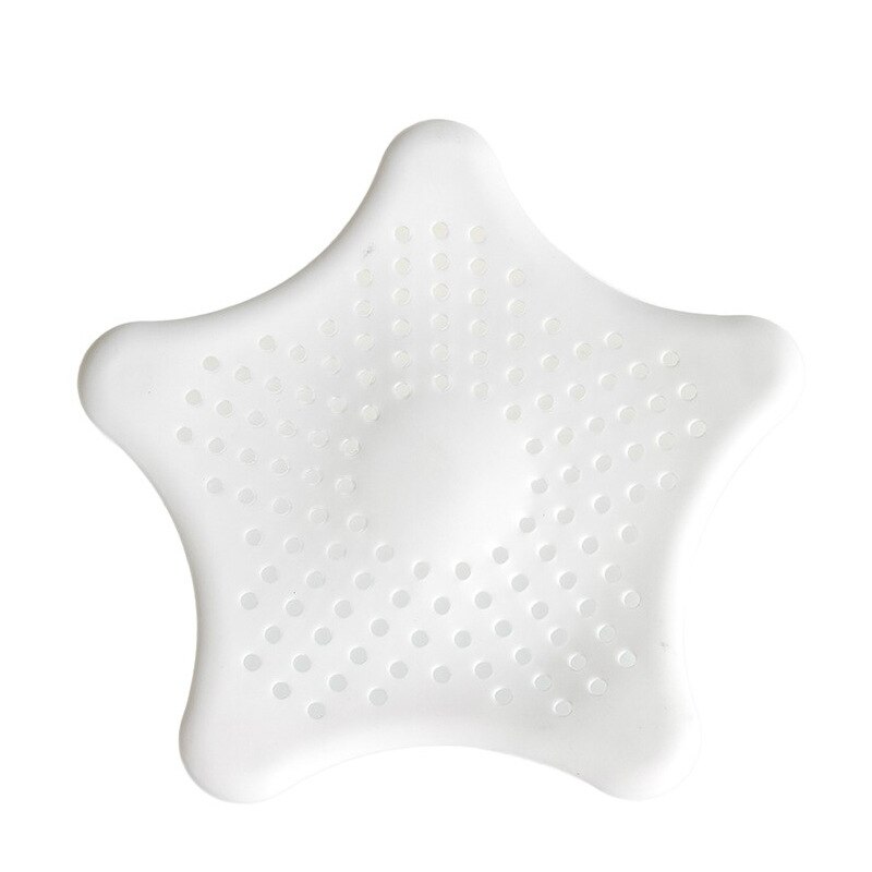 Silicone maille filtre évier passoire passoire salle de bain filtre accessoires de cuisine Gadgets: white