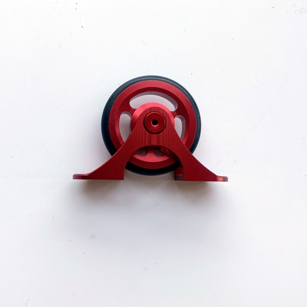 Rodillos de rueda de guardabarros para bicicleta Brompton: Red