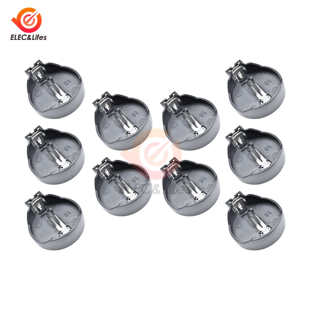 10Pcs 3V CR2025 CR2032 ø20mm Taste Münze Zelle Bat... Vicedeal