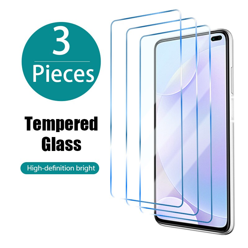 3 pezzi Cover Phone Glass per Redmi K40 8 8A 7 7A 6 Pro 6A proteggi schermo in vetro per Xiaomi Redmi 9 9T 9A 9C vetro protettivo