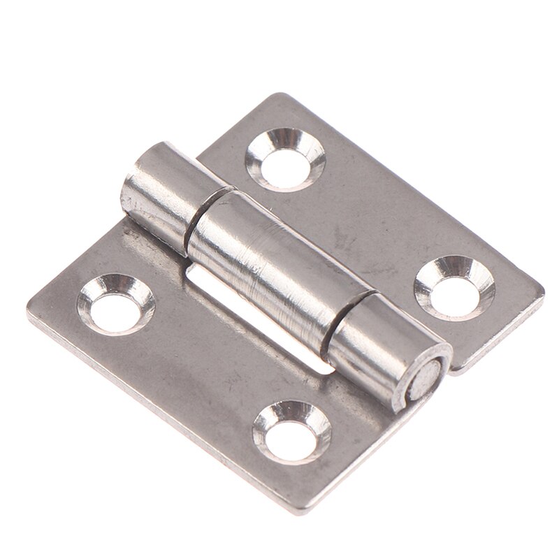 1PC Stainless Steel Flat Hinge 40*40*2mm Cabinet Doors Windows Hinge Wooden Box Mini Hinge: Default Title