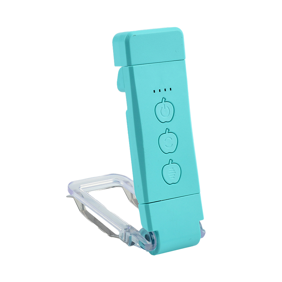 Luz de libro marcapáginas con Clip con temporizador, luz de lectura recargable por USB, Mini luz Led de lectura, lámpara de lectura portátil para mesita de noche y escritorio: Verde